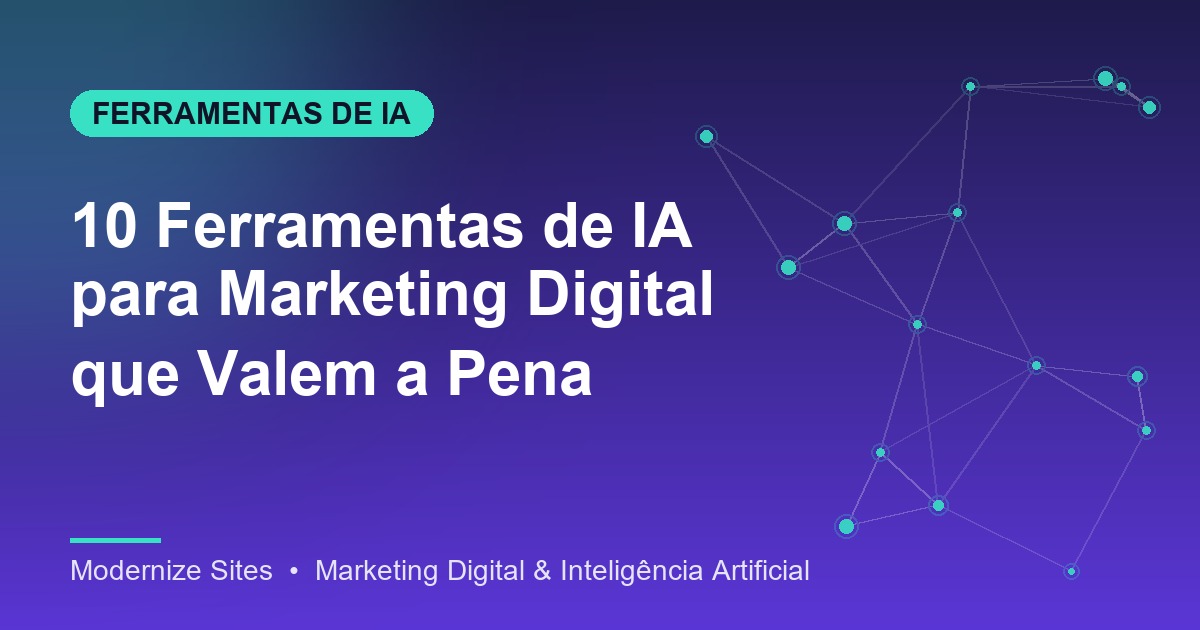 Capa do artigo sobre ferramentas de Inteligencia Artificial para Marketing Digital