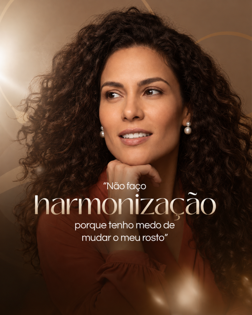 Não faço harmonização porque tenho medo de mudar o meu rosto