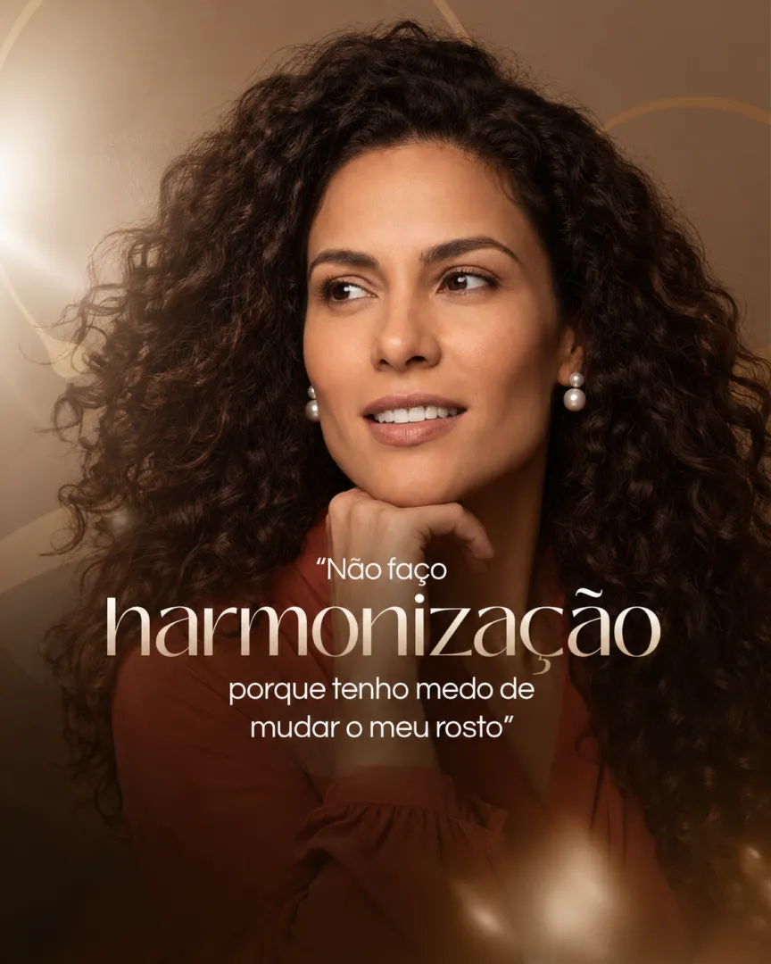 Não faço harmonização porque tenho medo de mudar o meu rosto
